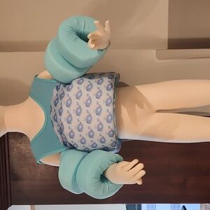 Covacure New Kids Flotation Swim Vest with Blue Whale Design